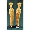 Image 1 : PAIR ASIAN FIGURES APPROX 20" IN HEIGHT