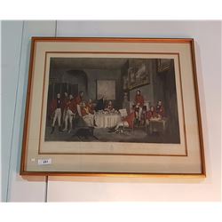 FRAMED PRINT TITLED MELTON BREAKFAST BY FRANCES GRANT APPROX. 36  X 30 