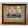 Image 1 : GILT FRAMED SHIP PRINT APPROX 22" X 18.5" SUMMER SCENES IN NEW YORK HARBOUR