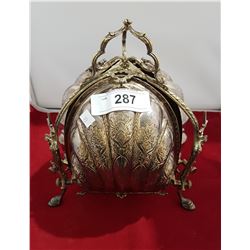 VICTORIAN SILVERPLATE BUN WARMER