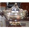 Image 1 : SILVERPLATE FIGURAL SOUP TUREEN