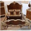 Image 1 : FABULOUS MID 20TH C CARVED 6PC BEDROOM SET IN FLAME MAHOGANY