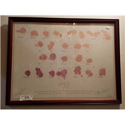 SIGNED LTD EDITION PRINT THE RELEASE OF THE 1996 RESERVE CABERNET SAUVIGNON