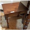 Image 1 : WALNUT SIDE TABLE MATCHES THE UPCOMING VANITY