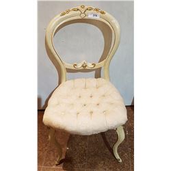 FRENCH GILT BALLOON BACK CHAIR