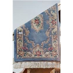 WOOL AREA RUG APPROX 6' X 33"