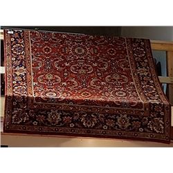 WOOL AREA RUG APPROX 6'3" X 10'