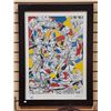 Image 1 : FRAMED ABSTRACT BY SAMUEL ORR APPROX 23" X 31"