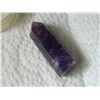 Image 1 : HEALING STONE -  ~20 GMS - GENUINE AMETHYST HEALING STONE - APPROX. 100CT - 6 SIDES  2" LONG 1" WIDE