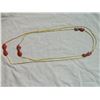 Image 3 : NECKLACE - JASPER GEMSTONES ON EXTRA LONG CHAIN - 58"