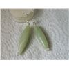 Image 2 : NEW EARRINGS- JADE- SHEPHERD HOOKS - 1 1/2" LONG