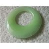 Image 2 : PENDANT -  CRAFTED JADE - 1 3/4" OUTSIDE DIAMETER