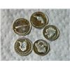Image 1 : SILVER ART ROUNDS - 5 X .999 FINE , VARIOUS MOTIFS