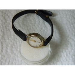 VINTAGE LADIES "TIMEX" WATCH - LEATHER STRAPS