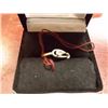 Image 1 : RING - 10K WHITE GOLD WITH GEMSTONE - SZ 4.5 (1.4GM) - RETAIL ESTIMATE $350