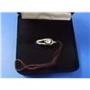 Image 2 : RING - 10K WHITE GOLD WITH GEMSTONE - SZ 4.5 (1.4GM) - RETAIL ESTIMATE $350