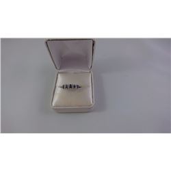 PLATINUM LADIES RING SET WITH 5 MARQUISE BLUE SAPPHIRES + 8 BCD TW 5 GRAM REPLACEMENT VALUE $1575