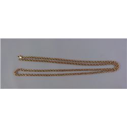 10KT YELLOW GOLD CHAIN 29" TW 10.6 GRAM REPLACEMENT VALUE $795