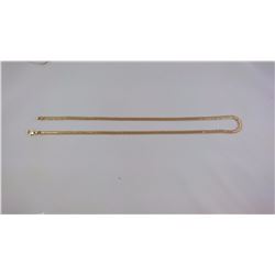 18KT YELLOW GOLD CHAIN 19" TW 7.9 GRAM REPLACEMENT VALUE $675