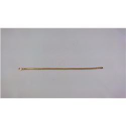 18KT YELLOW GOLD CHAIN BRACELET 7.5" TW 3.6 GRAM REPLACEMENT VALUE $350