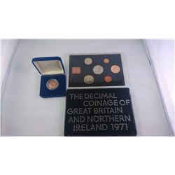 GREAT BRITAIN 1971 6 COIN SET