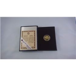 CANADA PROOF CASED 1989 1/4 OZ $100 COIN