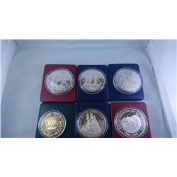 1986/1992 PROOF CASED SILVER COINS & MEDALLION 29.2238OZ ASW