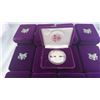 Image 2 : USA 1986/2001 BU & PROOF CASED OUNCE SILVER EAGLE COINS ASW 26 OZ