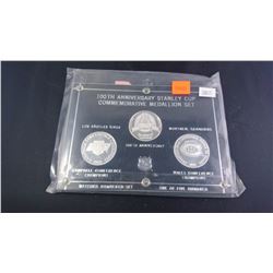 1-3 COIN SET COMMEMORATING 100TH STANLEY CUP MEDALLION