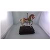 Image 1 : SMALL CAROUSEL HORSE MUSIC BOX  (LOOSE AT BASE OF POLE)