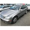 Image 1 : 2003 MERCEDES C320 4MATIC, 4 DOOR SEDAN, GREY, VIN # WDBRF84JX3F369505