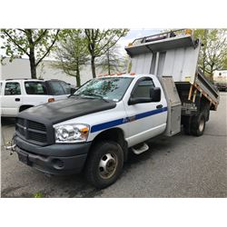 2008 DODGE RAM 3500 DUMP TRUCK VIN 3D6WG46A28G193914