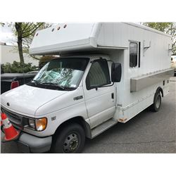 2000 FORD E450 WORK TRUCK VIN 1FDXE45F5YHA75516