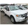 Image 2 : 2008 FORD ESCAPE HYBRID, 4 DOOR SUV, WHITE, VIN # 1FMCU59H28KD98024