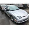 Image 2 : 2002 PONTIAC SUNFIRE SLX, 4DR SEDAN, GREY, VIN # 1G2JB524427385704
