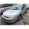 Image 1 : 2004 SATURN ION, 4DR SEDAN, GREY, VIN # 1G8AZ54F24Z227157