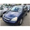 Image 1 : 2003 SUZUKI AERIO, 4 DOOR SEDAN, BLUE, VIN # JS2RC41H335205917