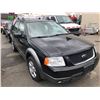 Image 2 : 2006 FORD FREESTYLE SEL, 4DR SW, BLACK, VIN # 1FMZK02186FA49210