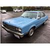 Image 1 : 1978 FORD FAIRMONT, 4 DOOR SEDAN, BLUE, VIN # 8X92T1997080