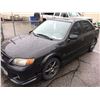 Image 1 : 2002 MAZDA PROTEGE, 4 DOOR SEDAN, BLACK, VIN # JM1BJ225720519818
