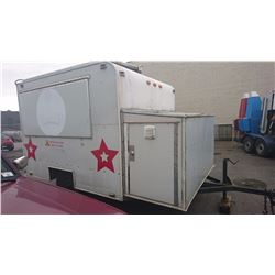 1998 UBILT BOX WHITE MOBILE CATERING/CONCESSION TRAILER