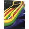 Image 1 : 27 FOOT INFLATABLE SLIDE CARNIVAL RIDE WITH BLOWER, LANDING MAT & EXTENSION CORD