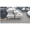 Image 2 : PALLET OF WEATHERGUARD ALUMINUM SERVICE BOXES & HEADACHE RACKS