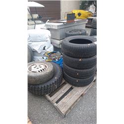 PALLET OF ASSORTED VEHICLE TIRES