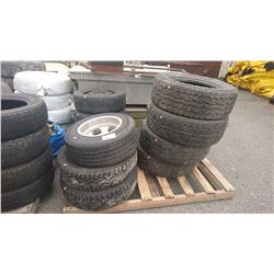 PALLET OF ASSORTED VEHICLE TIRES