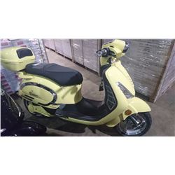 NEW YELLOW MOTORINO GTX ELECTRIC SCOOTER WITH KEYS