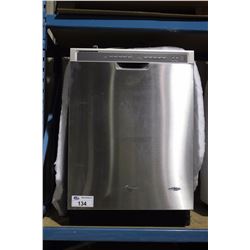 WHIRPOOL STAINLESS STEEL MODEL WDF530PAYM6 BUILT IN DISHWASHER