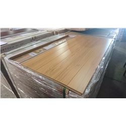 PALLET OF MILA ANCIENT MAPLE 12MM GLUELESS LAMINATE FLOORING