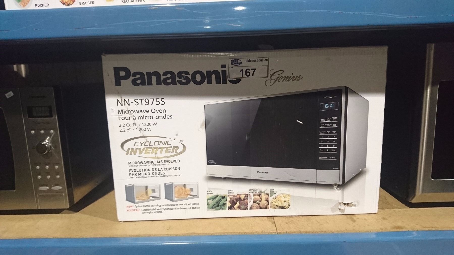 Panasonic Genius Nn St975s Stainless Steel Inverter Microwave Oven