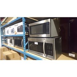 BOSCH STAINLESS STEEL MICROWAVE OVEN, AND AS SAMSUNG STAINLESS STEEL RANGE HOOD MICROWAVE OVEN